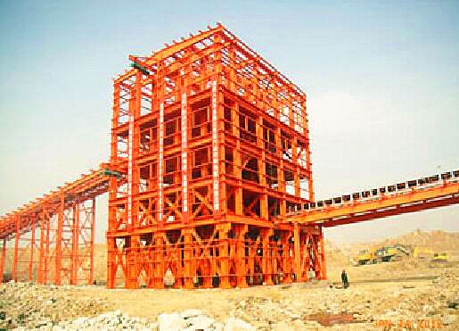 Bantlı Konveyör Madenciliği Makinesi İçin Kaynaklı Endüstriyel Çelik Yapılar