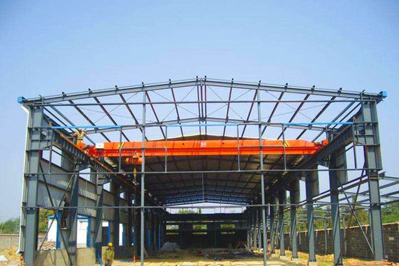 Endüstriyel Çelik Çerçeve Binaları / Ağır Hizmet Tipi Metal Atölyesi İnşaatı