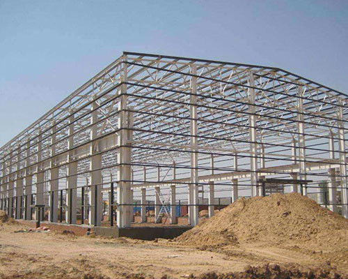 Endüstriyel Çelik Portal Çerçeve Binası / Hafif Çelik Konstrüksiyon Sandviç Panel Duvar