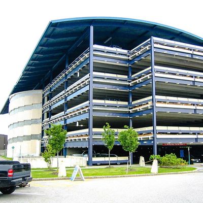 Çok Katlı Geniş Açıklıklı Prefabrik Çelik Otopark Yapısı Q235B Q355B
