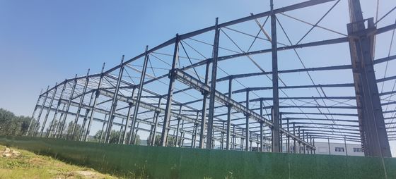 Otomobil Muayene Prefabrik Çelik Yapı Atölyesi Çelik Yapı Binası