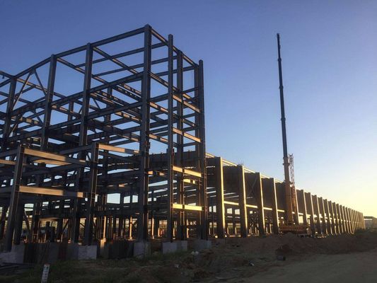 Özel Prefab Çelik Yapı Bina İnşaat Malzemeleri Depo Atölyesi Hangar Soğuk Depolama Prefab Bina