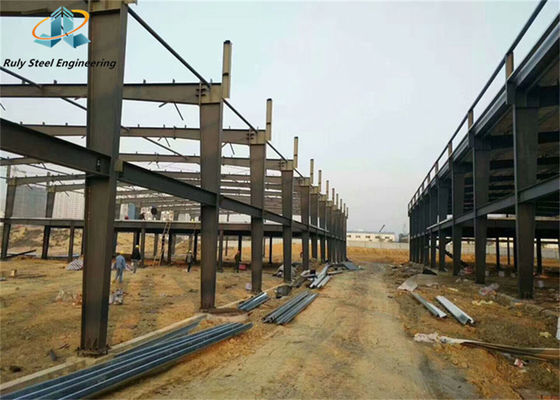 Karşılaştırılmış Sabit Prefab Steel Structure Binalar Yapı Çelikten Yapılmış Atölye