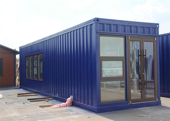 Galvanizli Çelik Prefabrik Konteyner Ev, Cam Yünü Panellerle