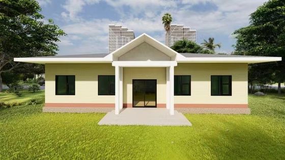 Cam Yün yalıtımlı prefabrik çelik yapı evi