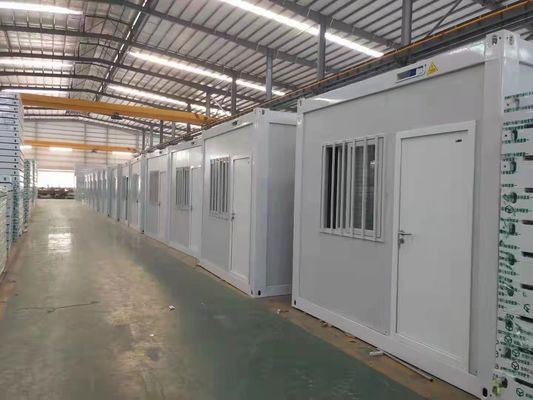 Galvanizli Prefabrik Konteyner Ev, Cam Yünü Panellerle