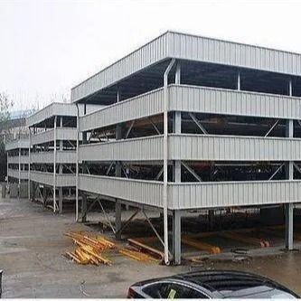 Çok Katlı Geniş Açıklıklı Prefabrik Çelik Otopark Yapısı Q235B Q355B