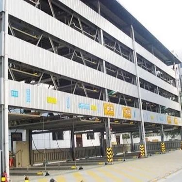 Çok Katlı Geniş Açıklıklı Prefabrik Çelik Otopark Yapısı Q235B Q355B
