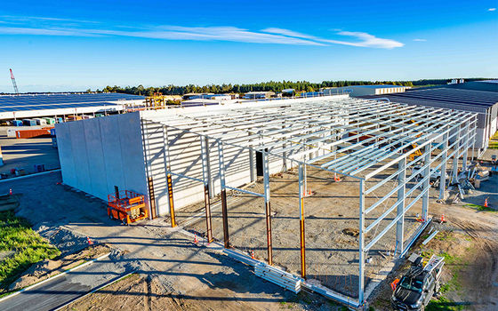 Çin Endüstriyel Prefab Yapı Depo Yüksek Kaliteli Depolama için Özel Yapı