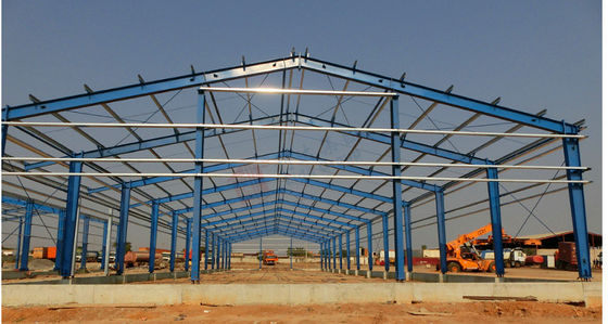 Çin Endüstriyel Prefab Yapı Depo Yüksek Kaliteli Depolama için Özel Yapı