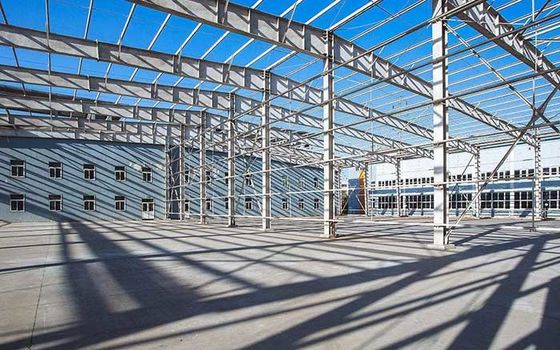 Endüstriyel Prefabrik Çelik Yapı Bina Atölyesi Kulübesi