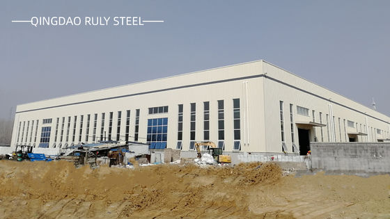 Hızlı Üretim Hafif Prefab çelik yapısı Bina Büyük Geniş Portal Çerçeve Metal Depo