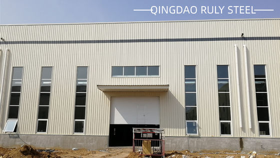 Önceden Montajlı/Önceden Yapılmış Yüksek Kaliteli Çelik Uzun Aralıklı Çelik Çerçeve Çelik Yapı Depo