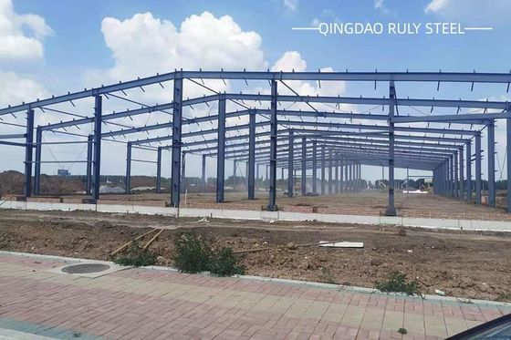 Büyük Aralık Hızlı Montaj Önyapısal Ev İnşaat Çelik Yapı Bina Önyapısal Depo