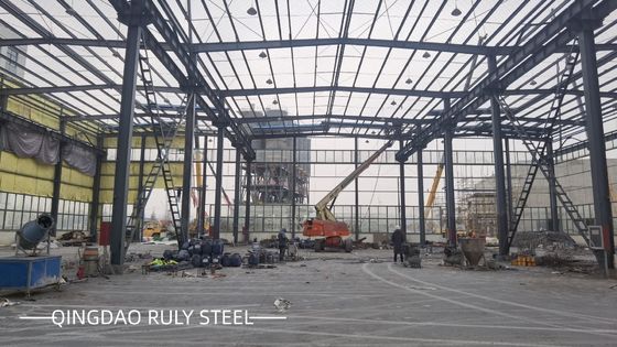 Hızlı Üretim Hafif Prefab çelik yapısı Bina Büyük Geniş Portal Çerçeve Metal Depo