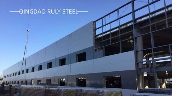 Prefabrik Çelik Yapı Atölyesi Özelleştirilebilir Portal Çerçeve