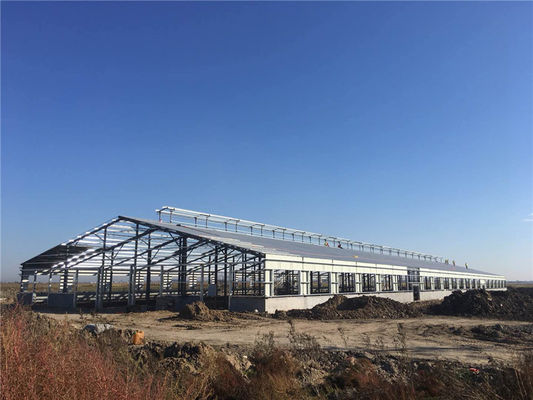 Q235B Prefabrik Çelik Yapı Sığır Çiftliği Binası