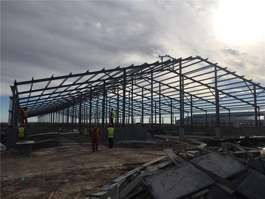 Hızlı Montaj Korrozyona Karşı Yüksek Güçlü Deprem Direnci Özel Prefab Güçlü Yüksek Kaliteli Çelik Atölyesi