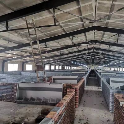 Hızlı Yapım Prefab Metal Şedi Metal Çelik Yapı Deprem Direnci Atölyesi