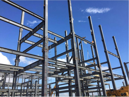 Hızlı Yapım Prefab Metal Şedi Metal Çelik Yapı Deprem Direnci Atölyesi