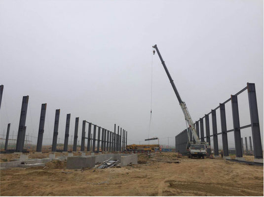 Sıcak Satış Prefabrik Çelik Atölyesi Bina Metal Galvanizli Portal Çerçeve İnşaat Depolama