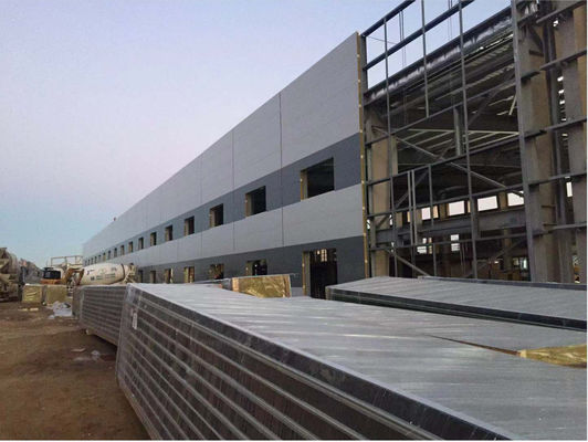 50 Yıllık Ömürlü Prefabrik Çelik Yapı Deposu Q235B Q355B