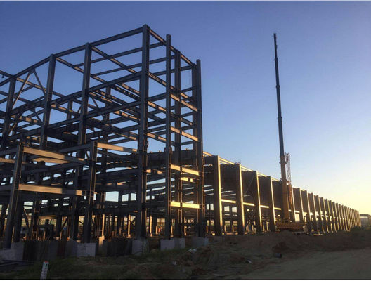 Galvanizli/boyalı çelik yapısı prefabrik depo binası çelik çerçeve inşaat atölyesi