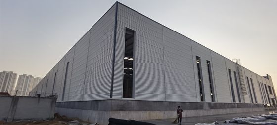 Ekonomik Çelik Yapı Bina Galvanizli Sıcak Lastiklenmiş H Bölümü Çerçeve Parçası Ön Yapılı Depo