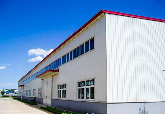 Yüksek Standartlı Çelik Yapı Bina Büyük Aralıklı Endüstriyel Fabrika Çadır Atölyesi
