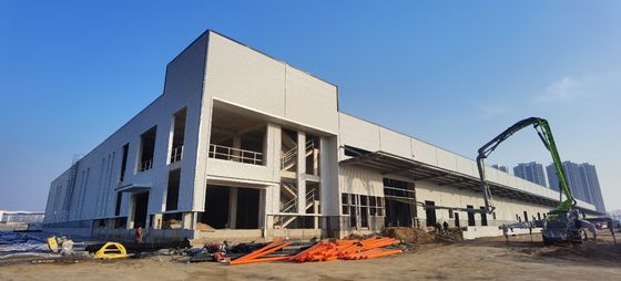 Geniş Açıklıklı Prefabrik Çelik Yapı Depo Q235B Q355B