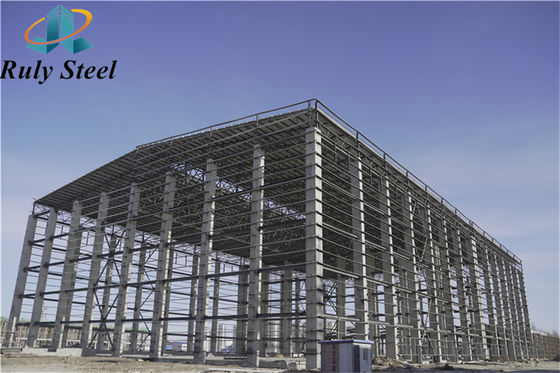 Depo binası için metal prefab çelik yapı imalatı