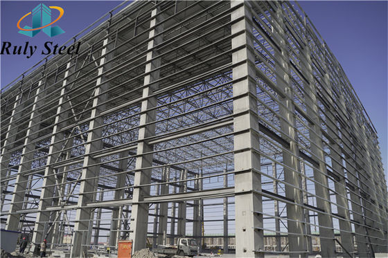 Depo binası için metal prefab çelik yapı imalatı