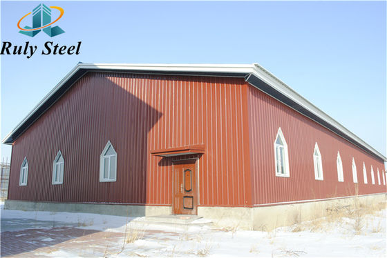 Depo binası için metal prefab çelik yapı imalatı