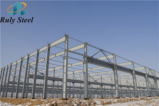 Depo binası için metal prefab çelik yapı imalatı