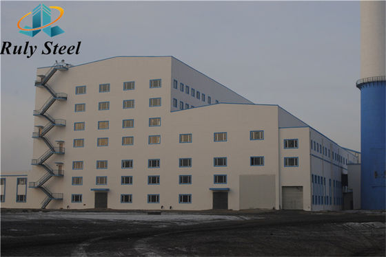 Prefabrik Metal Çelik Yapı Fabrikasyon Büyük Aralıklı Çeşitli Çatı