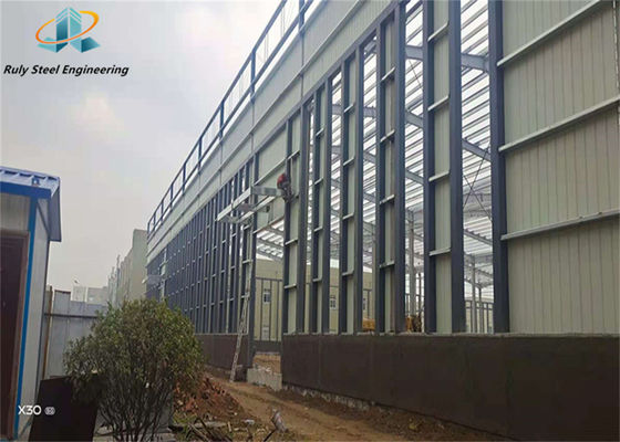 Prefabrik Çelik Yapı Bina fabrikasyonu Depo Çok katlı Atölyeler Büyük Aralıklı İnşaat Malzemeleri
