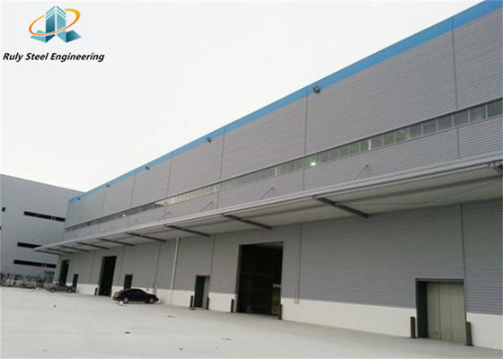 Yüksek Kaliteli Prefabrik Çelik Yapı Bina İnşaat Çok Katlı Büyük Aralıklı Atölyesi Soğuk Depolama Metal Şedi