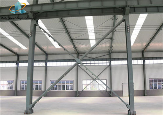 Yüksek Kaliteli Prefabrik Çelik Yapı Bina İnşaat Çok Katlı Büyük Aralıklı Atölyesi Soğuk Depolama Metal Şedi