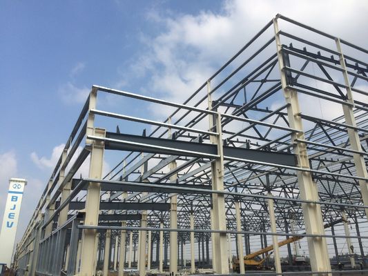 Modüler Çelik İnşaat Üretimleri İçin Ağır Hizmetli Çelik Yapı Tesisi