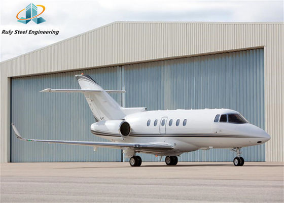 Uçak depolaması için prefabrik çelik hangar Q235B Q355B