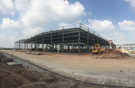 Q235B Çelik Yapı İnşaat Mühendisi Metal Depolama Depolama