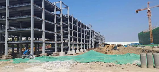 Büyük Aralıklı Önyapıt/Ön Yapıtlı Bina Çelik Yapı Depo Galvanizli Metal Q235/Q355 H Bölüm Çerçeve Atölyesi
