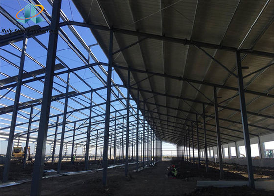 Galvanizli/Boyalı Endüstriyel Prefabrikasyon/Prefabrikasyon Galvanizli Çelik Yapı Bina Modüler Atölyesi