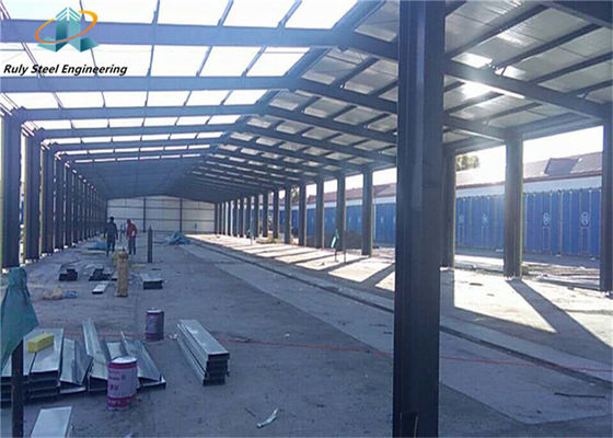 Karşılaştırılmış Sabit Prefab Steel Structure Binalar Yapı Çelikten Yapılmış Atölye