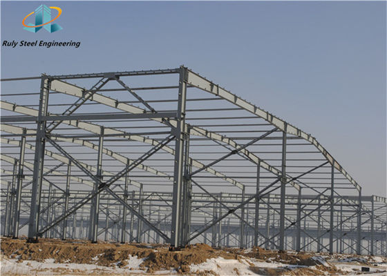 Karşılaştırılmış Sabit Prefab Steel Structure Binalar Yapı Çelikten Yapılmış Atölye