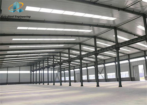 Karşılaştırılmış Sabit Prefab Steel Structure Binalar Yapı Çelikten Yapılmış Atölye