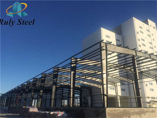 Prefabrik Galvanizli Metal İnşaat H Bölümü Q235 Çelik Yapı Bina/Shed/Depo/Atölyesi