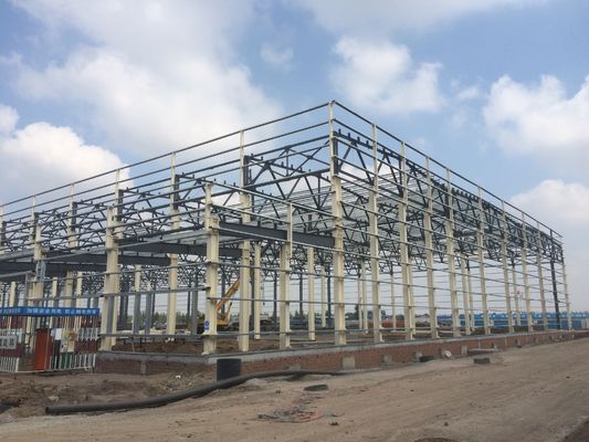Prefabrik Galvanizli Metal İnşaat H Bölümü Q235 Çelik Yapı Bina/Shed/Depo/Atölyesi