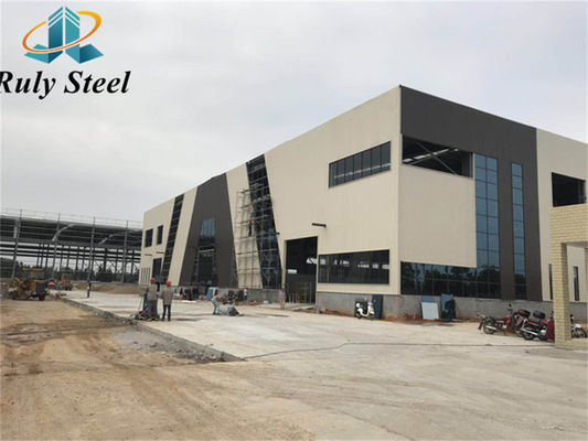 Hızlı inşaat binası prefabrik çelik depo / atölyesi / atölyesi çelik yapısı