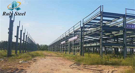 Bilgisayar Tasarımı Büyük Aralıklı Çelik Atölyesi Kolay Birleştirin Özel Fabrika Fiyatı Hafif Çelik Yapısı Depo